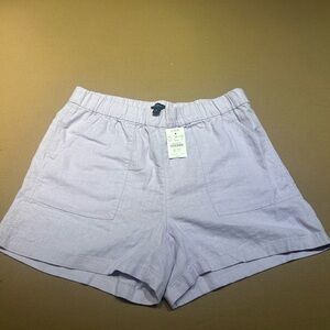 J. Crew Light Purple Women's linen Shorts NWT